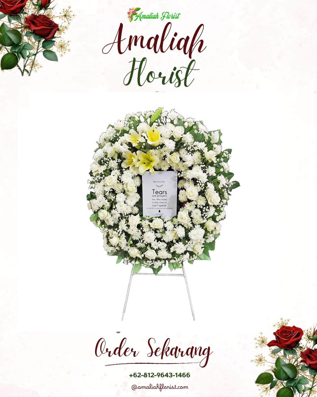 Krans Bunga Duka Sumberejo