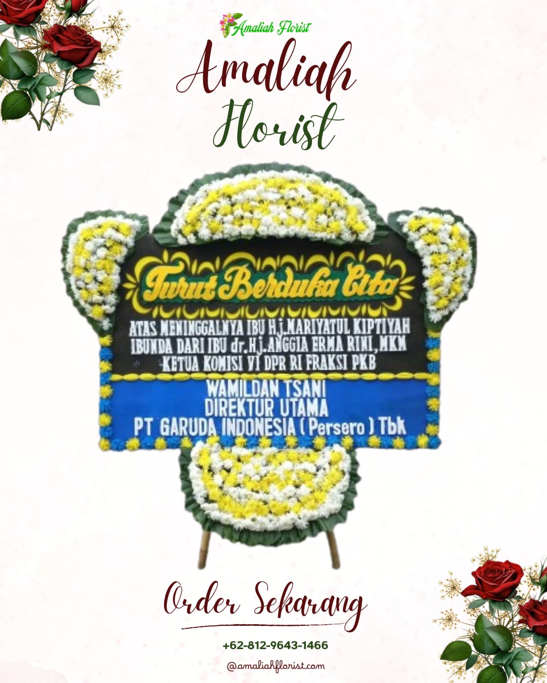 Papan Bunga Duka Sumberejo